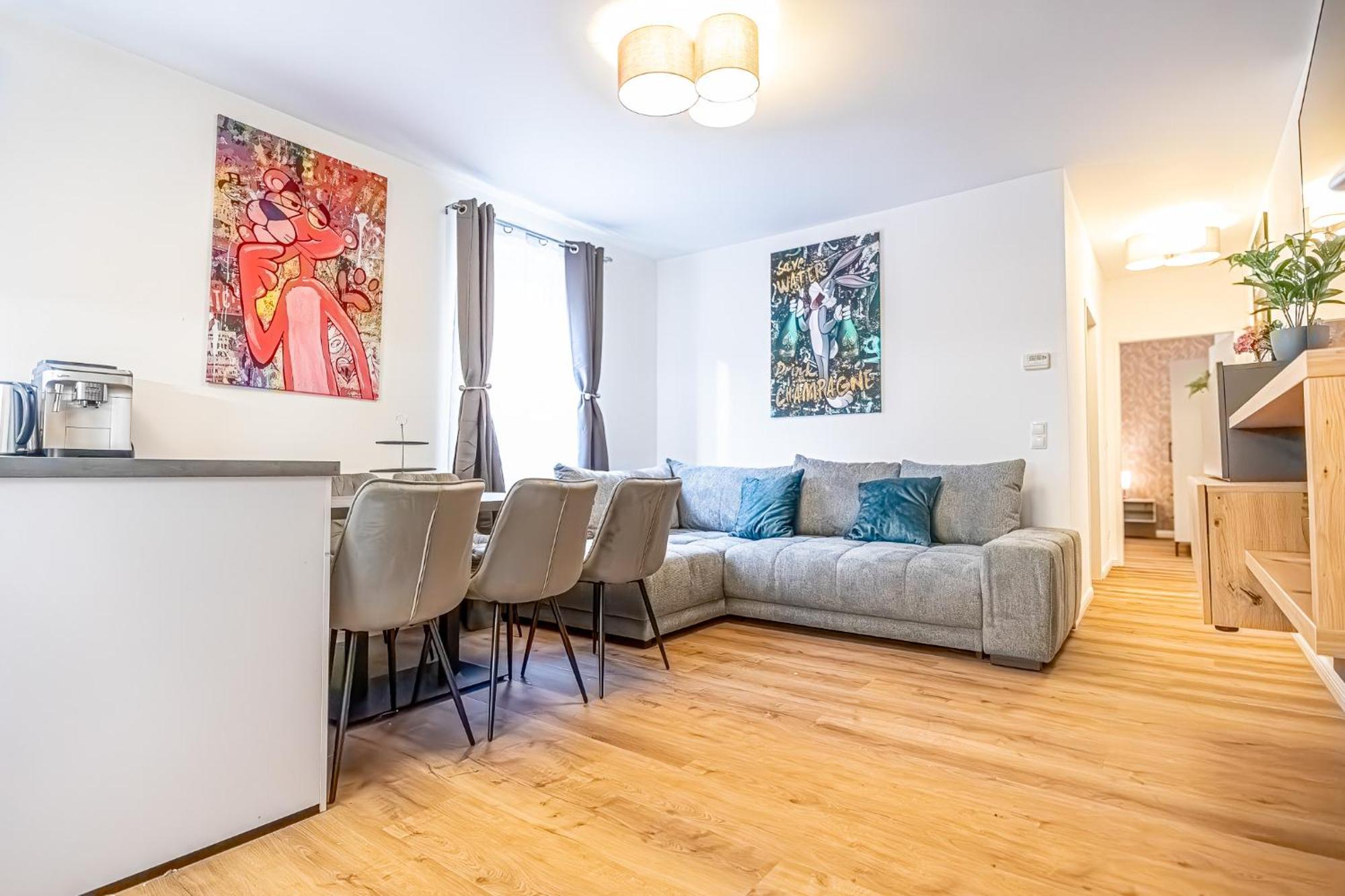 Charming 1Br And 1Lr Apt Modern Design Donaustadt เวียนนา ภายนอก รูปภาพ